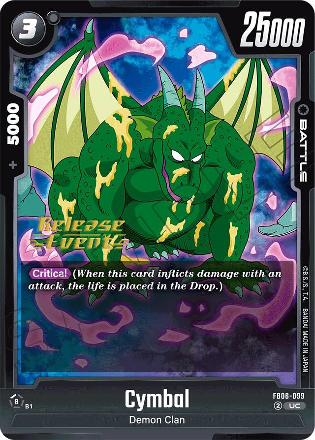 Image for Cymbal - FB06-099 (Rivals Clash Release Event Cards) (FB06-099) - Dragon Ball Super: Fusion World
