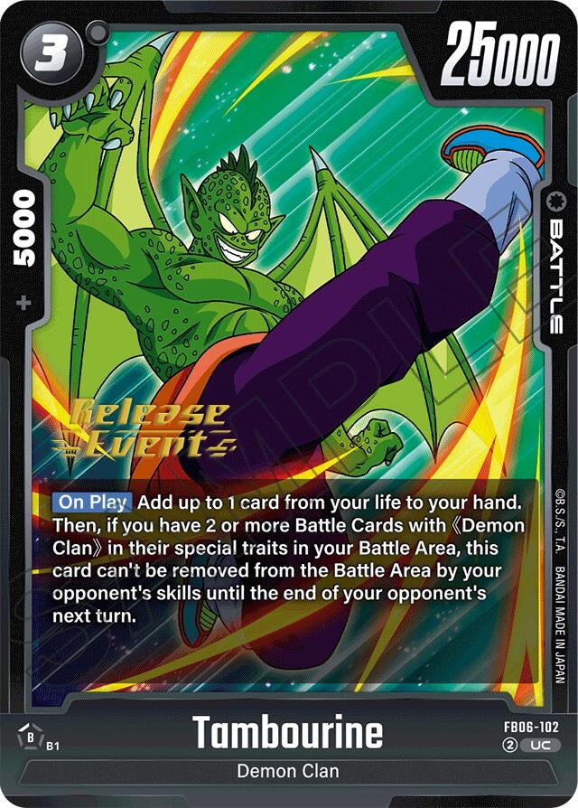 Image for Tambourine - FB06-102 (Rivals Clash Release Event Cards) (FB06-102) - Dragon Ball Super: Fusion World