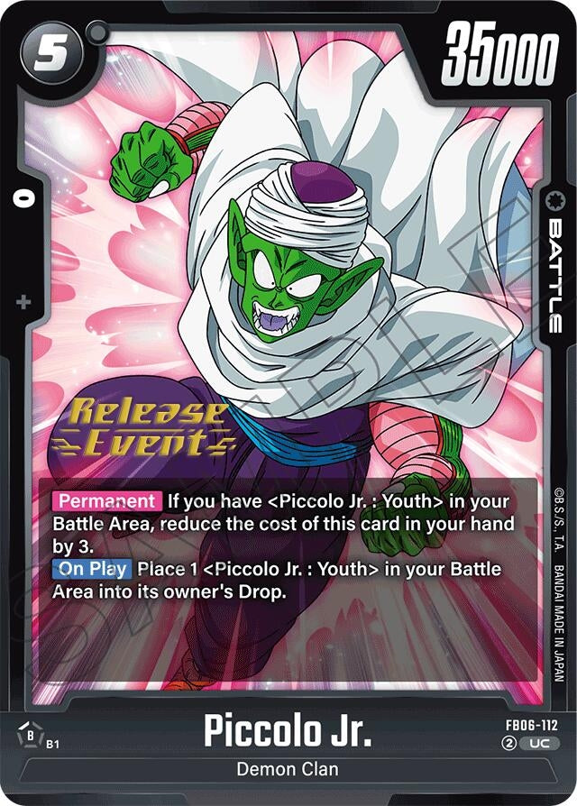 Image for Piccolo Jr. - FB06-112 (Rivals Clash Release Event Cards) (FB06-112) - Dragon Ball Super: Fusion World