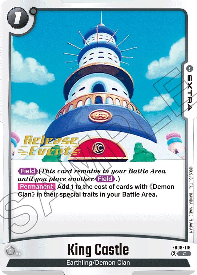 Image for King Castle (Rivals Clash Release Event Cards) (FB06-116) - Dragon Ball Super: Fusion World