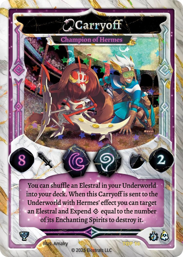 Image for Carryoff - Champion of Hermes (Stellar) (Elestrals Premier Packs) (TOP 16) - Elestrals