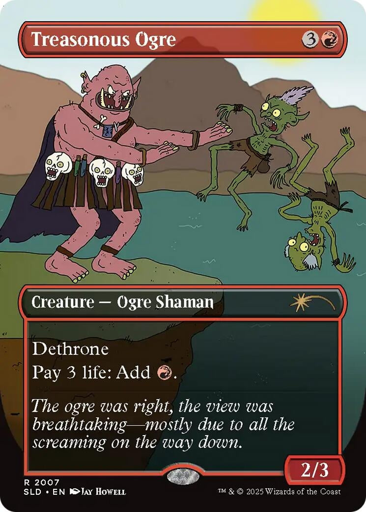 Image for Treasonous Ogre (Secret Lair Drop Series) (2007) - Magic: The Gathering
