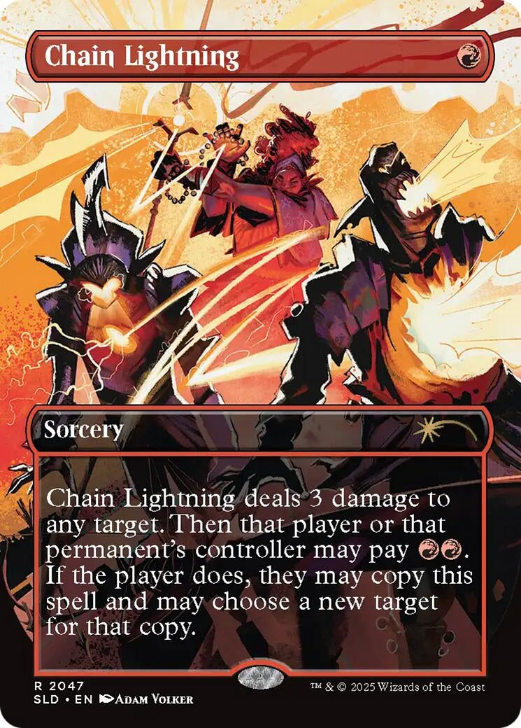 Image for Chain Lightning (2047) (Secret Lair Drop Series) (2047) - Magic: The Gathering
