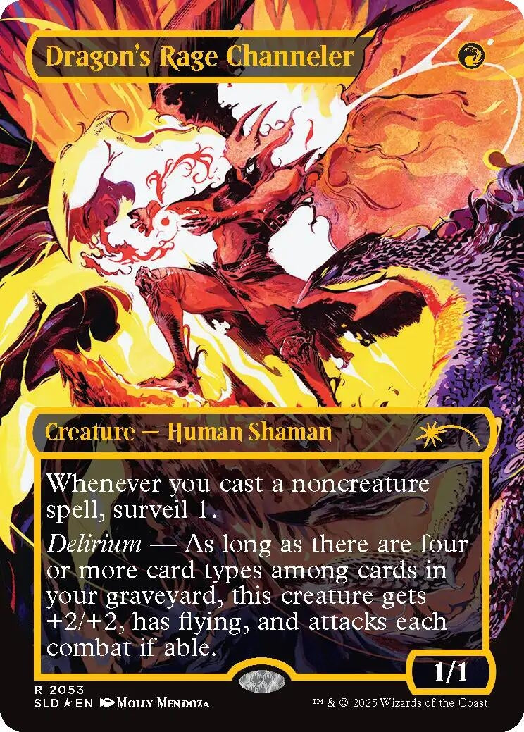Image for Dragon's Rage Channeler (2053) (Raised Foil) (Secret Lair Drop Series) (2053) - Magic: The Gathering