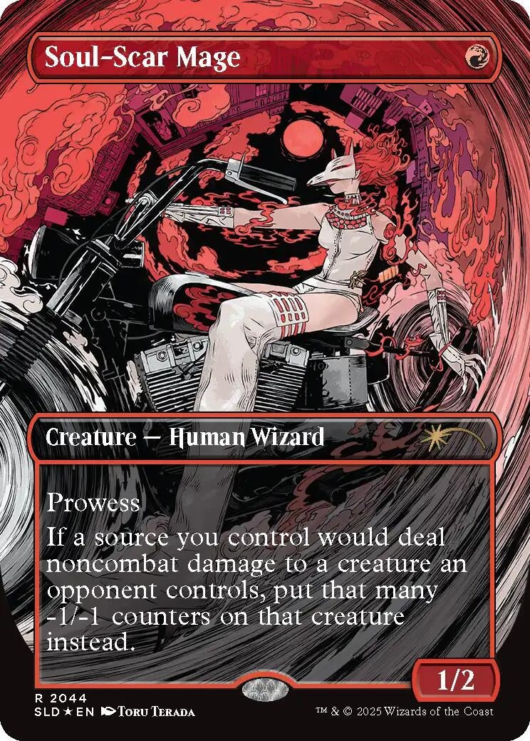 Image for Soul-Scar Mage (2044) (Raised Foil) (Secret Lair Drop Series) (2044) - Magic: The Gathering