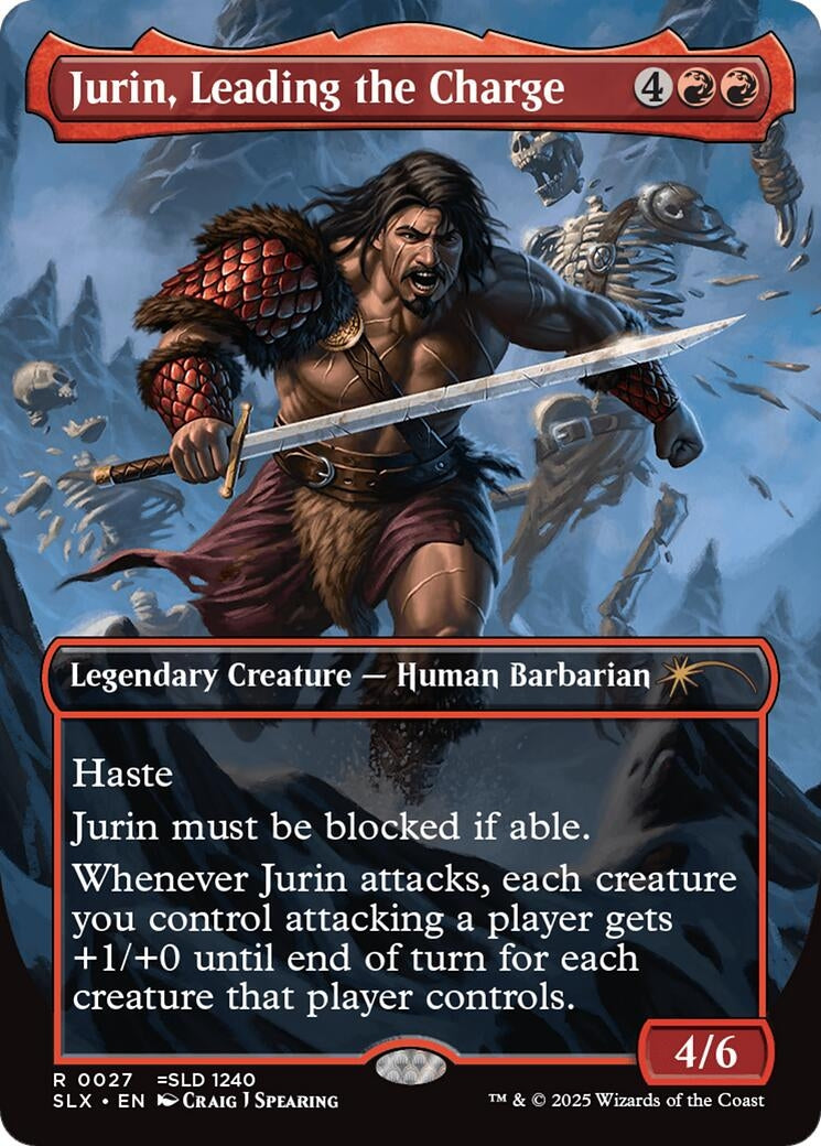 Image for Jurin, Leading the Charge (SLX Cards) (27) - Magic: The Gathering