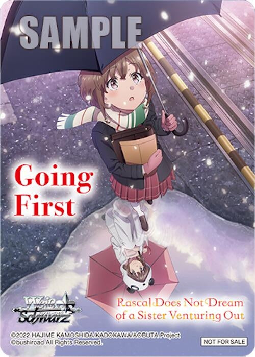 Image for Going First (Rascal Does Not Dream of a Sister Venturing Out) (Rascal Does Not Dream Series) - Weiss Schwarz