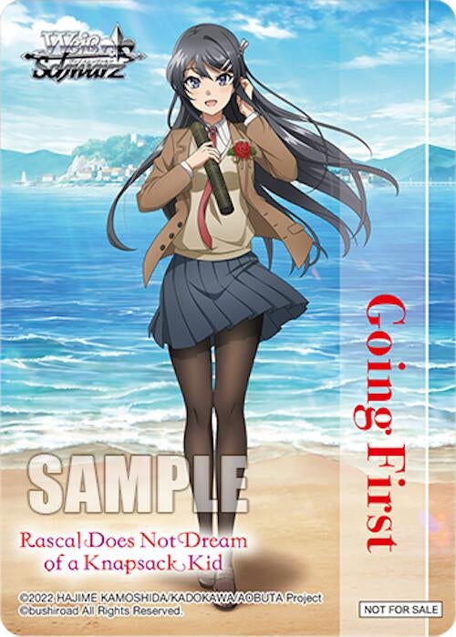 Image for Going First (Rascal Does Not Dream of a Knapsack Kid) (Rascal Does Not Dream Series) - Weiss Schwarz