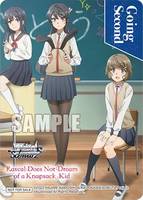 Image for Going Second (Rascal Does Not Dream of a Knapsack Kid) (2) (Rascal Does Not Dream Series) - Weiss Schwarz