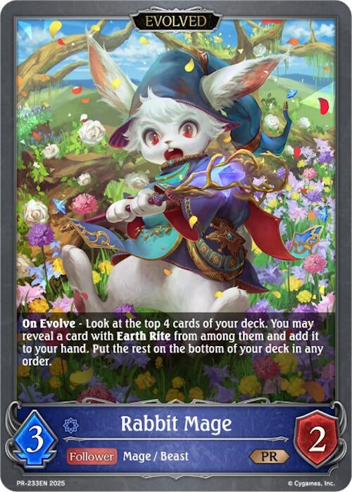 Image for Rabbit Mage (Evolved) (Shadowverse: Evolve Promo Cards) (PR-233EN) - Shadowverse: Evolve