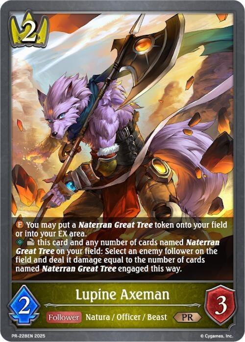 Image for Lupine Axeman (Shadowverse: Evolve Promo Cards) (PR-228EN) - Shadowverse: Evolve