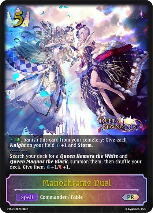Image for Monochrome Duel (Shadowverse: Evolve Promo Cards) (PR-223EN) - Shadowverse: Evolve