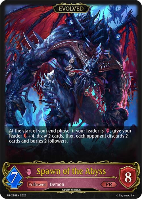 Image for Spawn of the Abyss (Evolved) (Shadowverse: Evolve Promo Cards) (PR-220EN) - Shadowverse: Evolve
