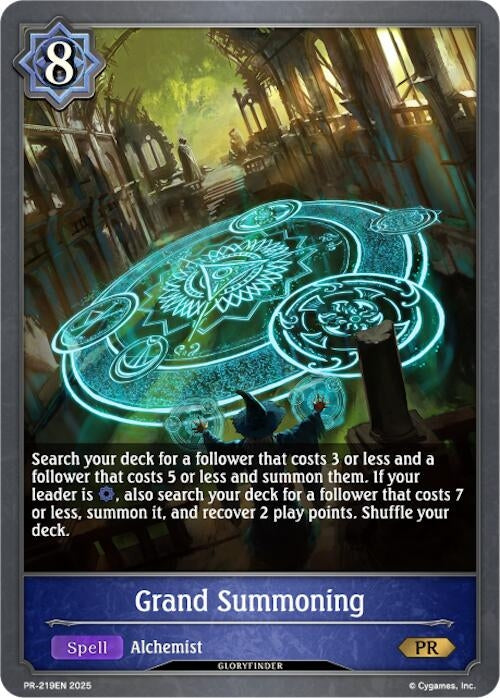 Image for Grand Summoning (Shadowverse: Evolve Promo Cards) (PR-219EN) - Shadowverse: Evolve