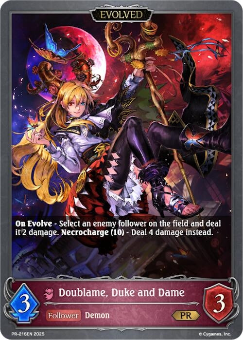 Image for Doublame, Duke and Dame (Evolved) (Shadowverse: Evolve Promo Cards) (PR-216EN) - Shadowverse: Evolve