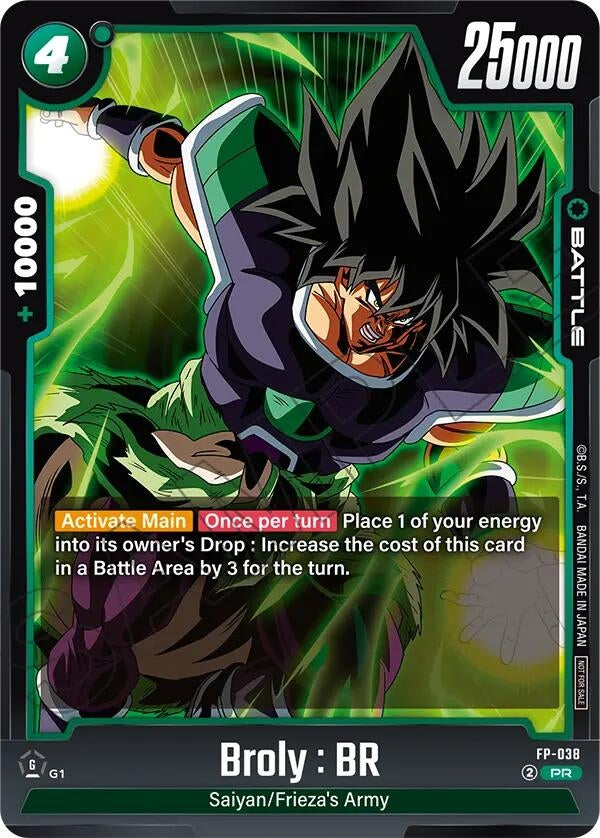 Image for Broly : BR - FP-038 (Rivals Clash Release Event Cards) (FP-038) - Dragon Ball Super: Fusion World