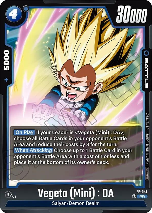 Image for Vegeta (Mini) - FP-041 (Rivals Clash Release Event Cards) (FP-041) - Dragon Ball Super: Fusion World