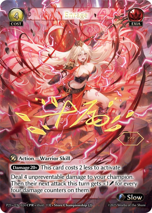 Image for Enrage (CPR) (Promotional Cards) (024) - Grand Archive TCG