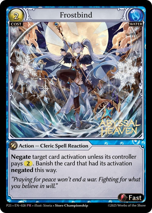 Image for Frostbind (028) (Promotional Cards) (028) - Grand Archive TCG