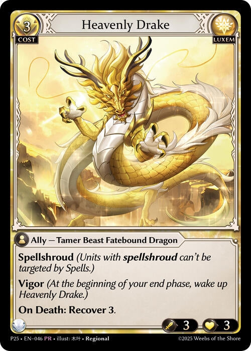 Image for Heavenly Drake (Promotional Cards) (046) - Grand Archive TCG