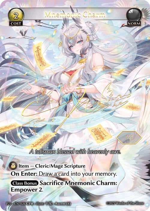 Image for Mnemonic Charm (Promotional Cards) (061) - Grand Archive TCG