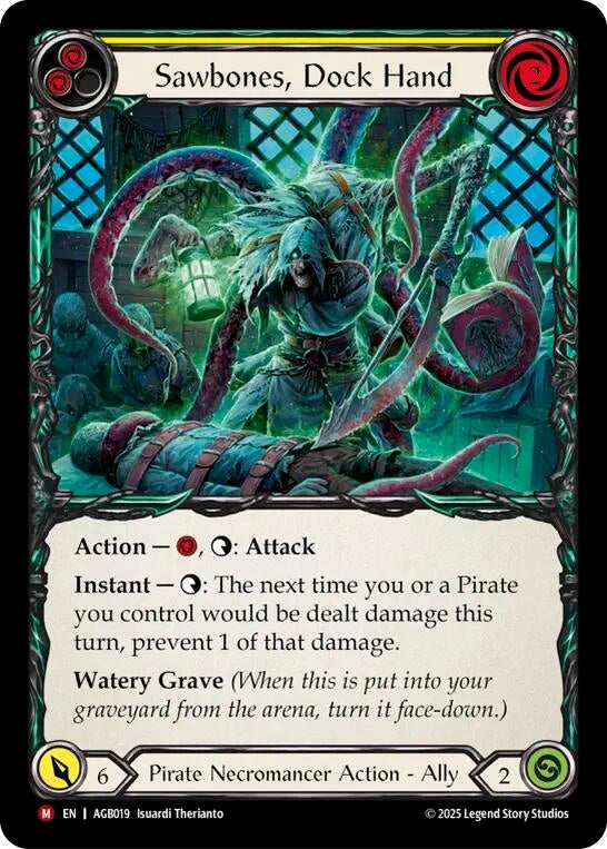 Image for Sawbones, Dockhand (Armory Deck: Gravy Bones) (AGB019) - Flesh and Blood TCG
