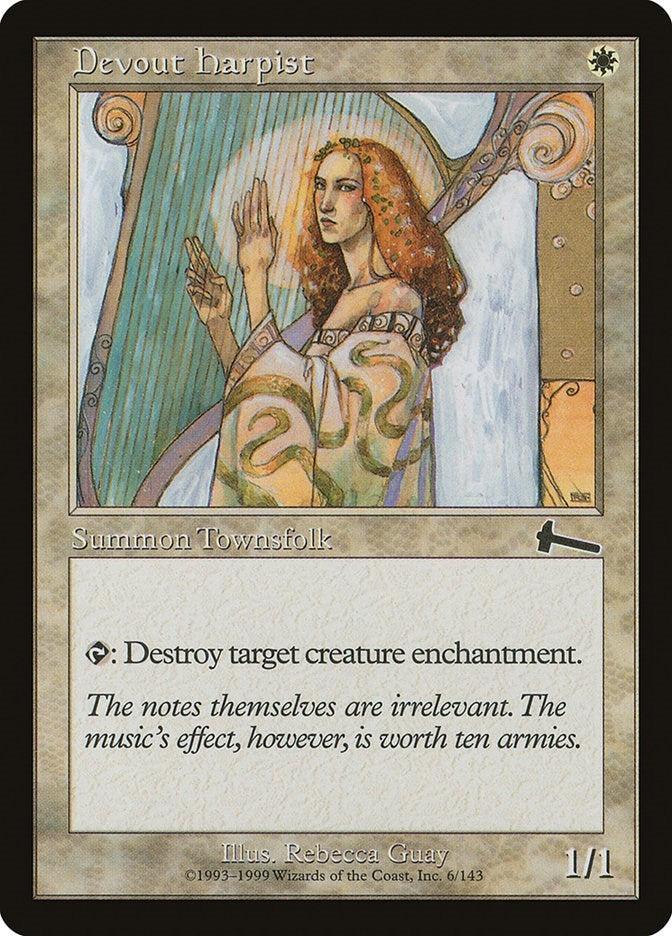Image for Devout Harpist (Urza's Legacy) (6) - Magic: The Gathering