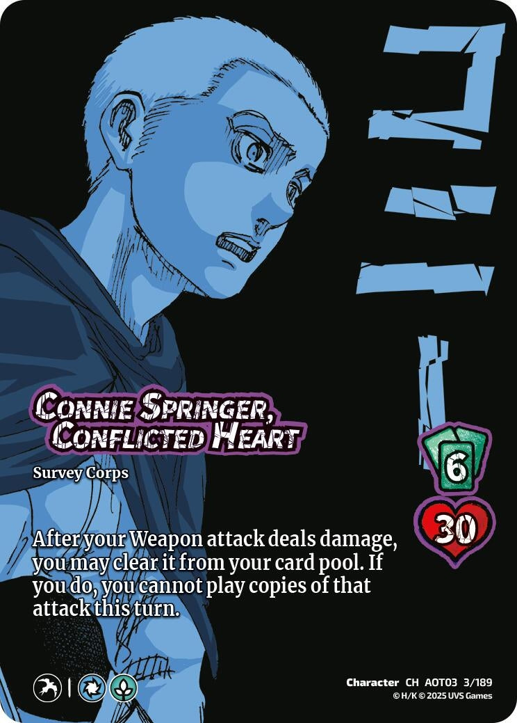 Image for Connie Springer, Conflicted Heart (Attack on Titan: Apocalypse) (3/189) - UniVersus