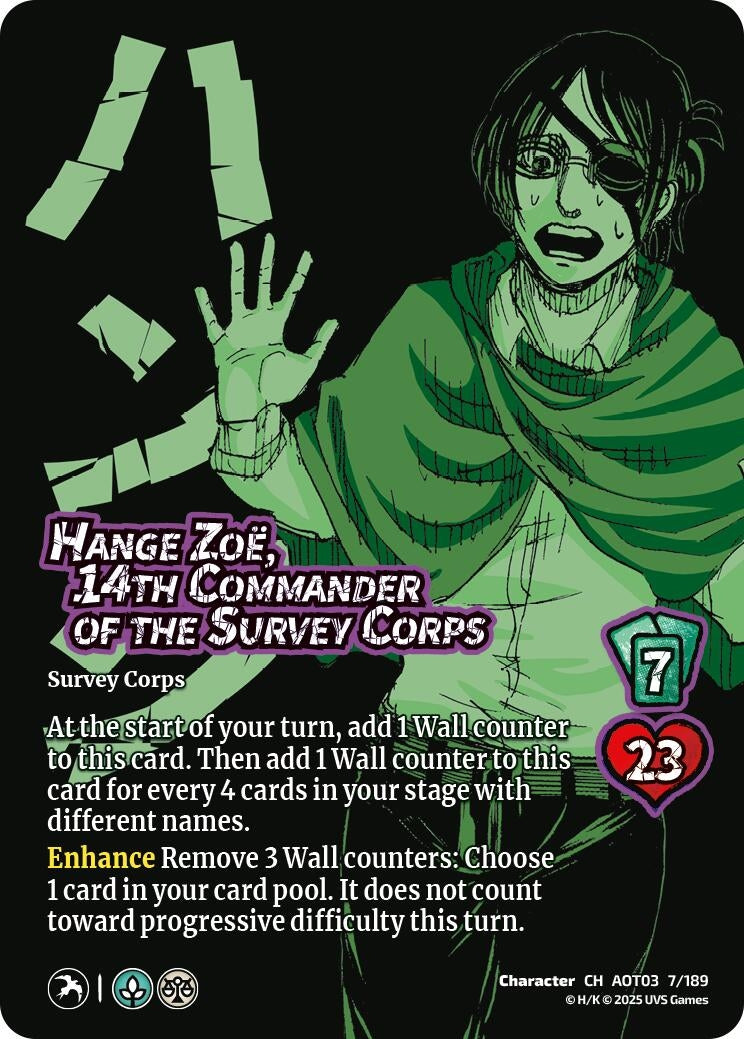 Image for Hange Zoe, 14th Commander of the Survey Corps (Attack on Titan: Apocalypse) (7/189) - UniVersus