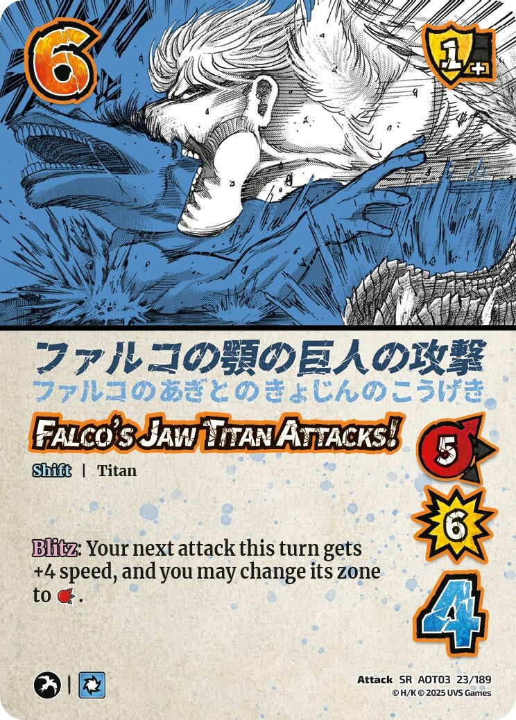 Image for Falco's Jaw Titan Attacks! // Falco's Jaw Titan (Attack on Titan: Apocalypse) (23/189) - UniVersus