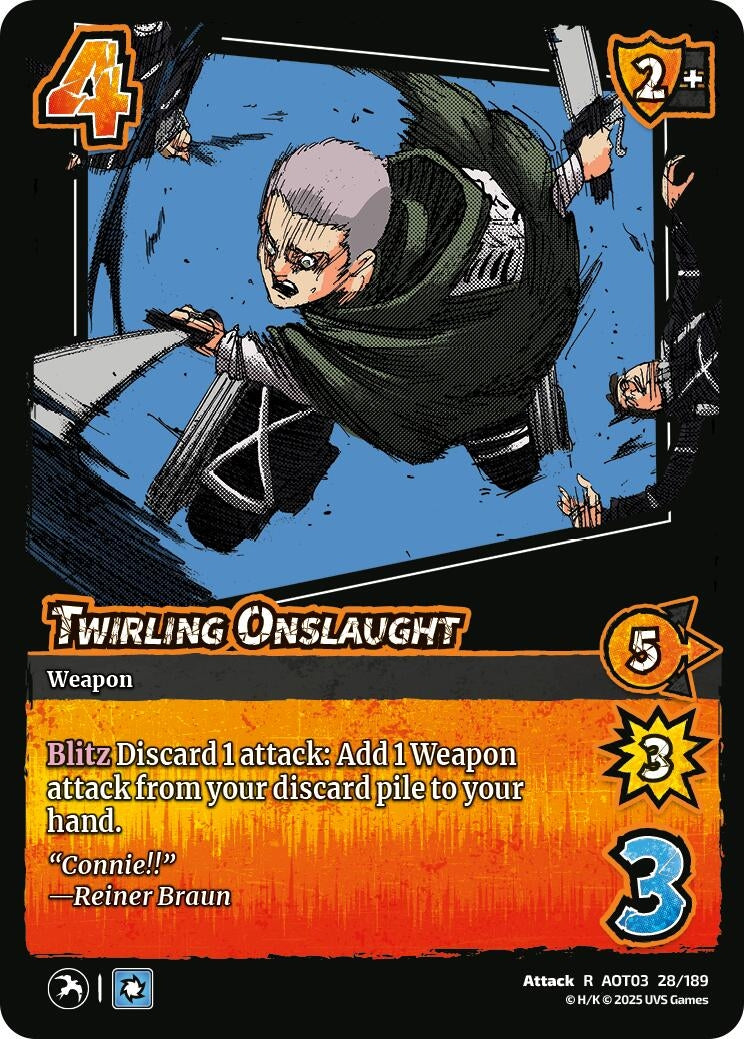 Image for Twirling Onslaught (Attack on Titan: Apocalypse) (28/189) - UniVersus