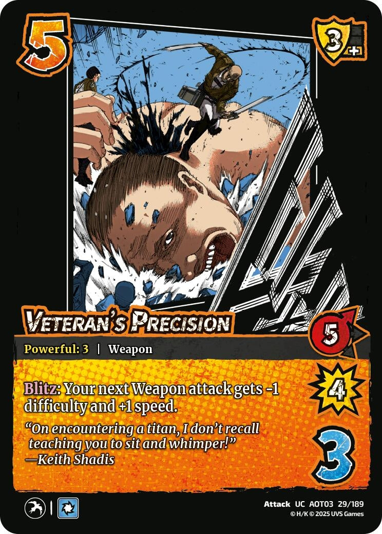 Image for Veteran's Precision (Attack on Titan: Apocalypse) (29/189) - UniVersus