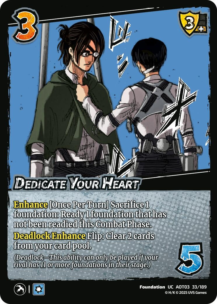 Image for Dedicate Your Heart (Attack on Titan: Apocalypse) (33/189) - UniVersus