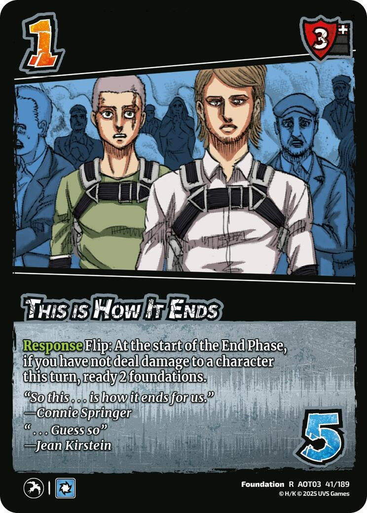Image for This Is How It Ends (Attack on Titan: Apocalypse) (41/189) - UniVersus