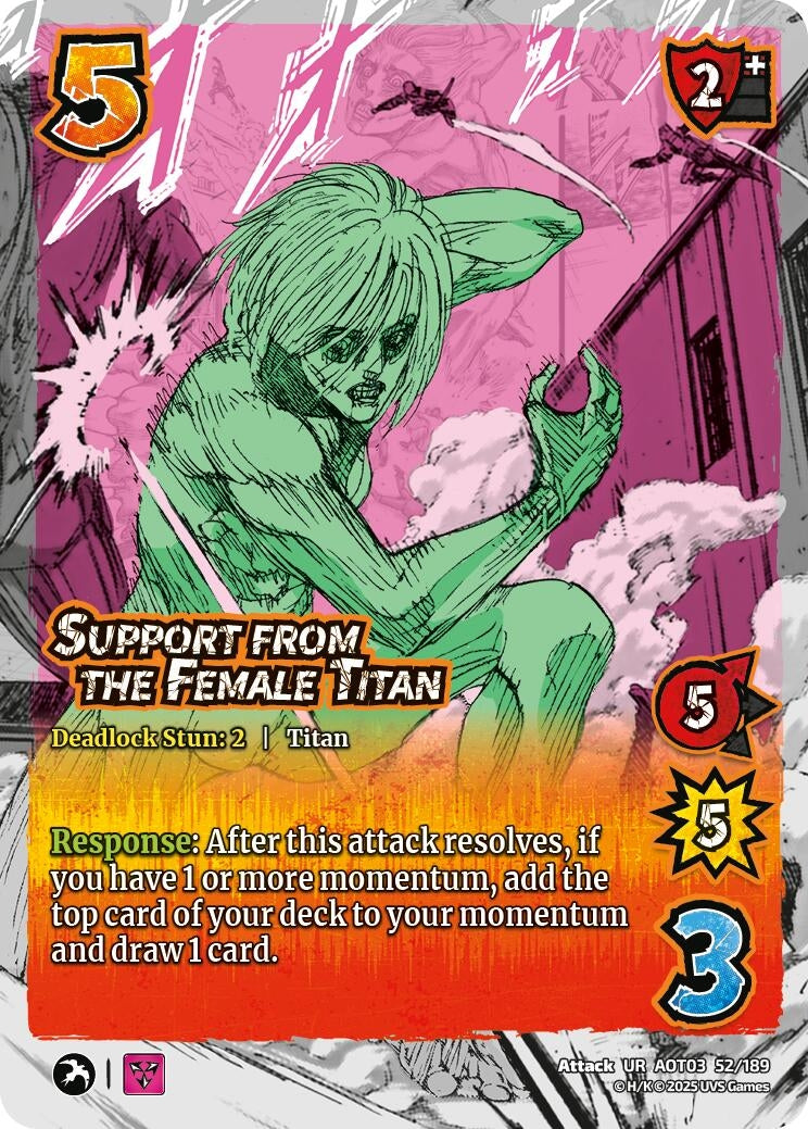 Image for Support from the Female Titan (Attack on Titan: Apocalypse) (52/189) - UniVersus