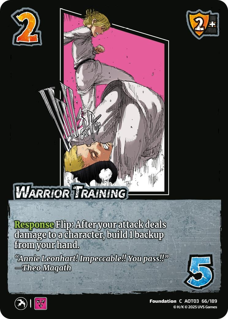 Image for Warrior Training (Attack on Titan: Apocalypse) (66/189) - UniVersus