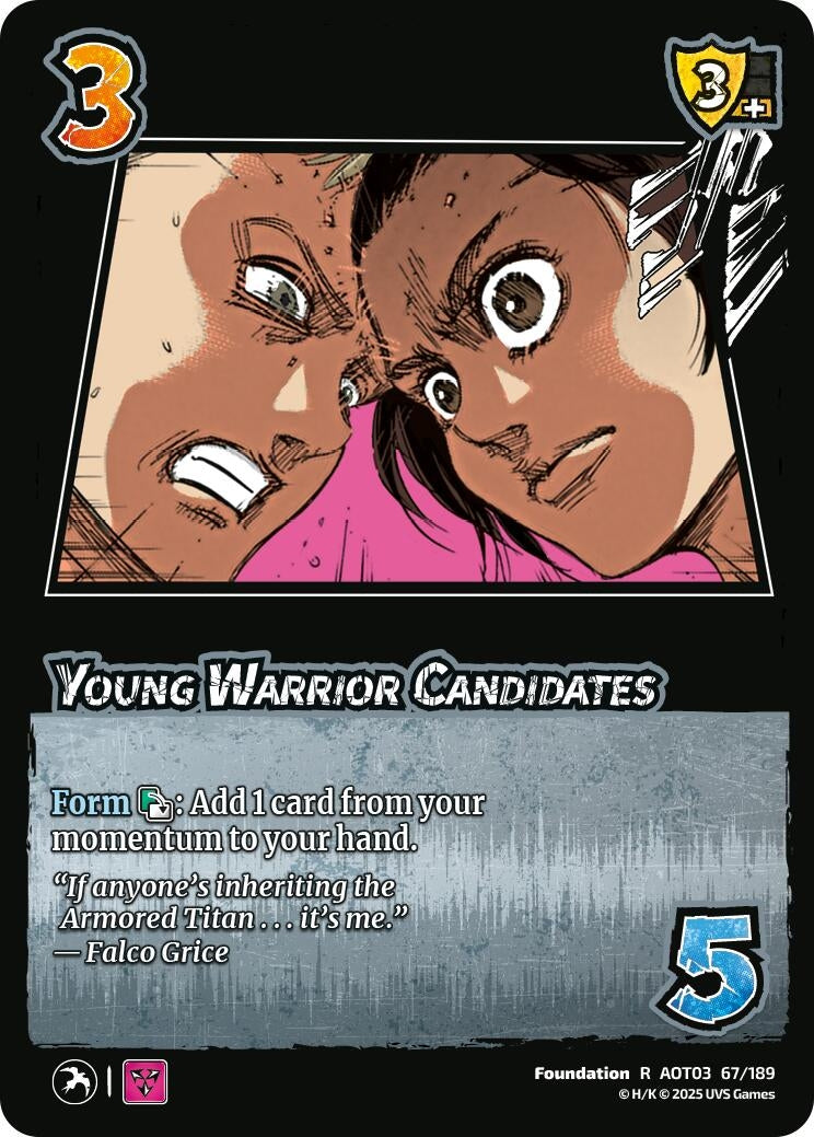 Image for Young Warrior Candidates (Attack on Titan: Apocalypse) (67/189) - UniVersus