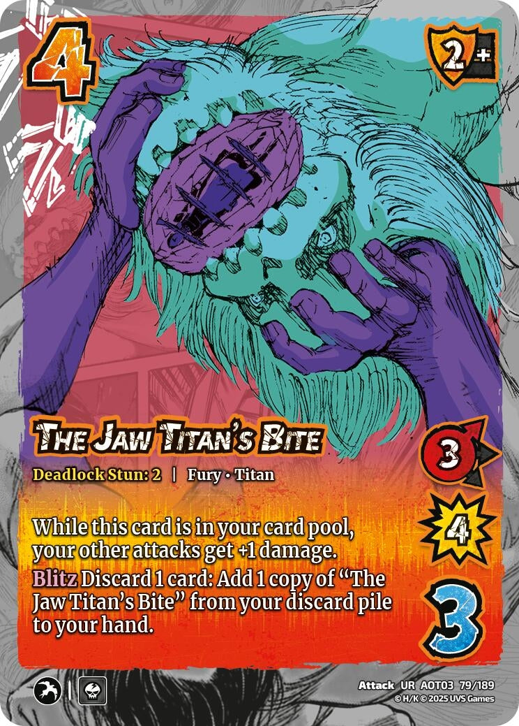 Image for The Jaw Titan's Bite (Attack on Titan: Apocalypse) (79/189) - UniVersus