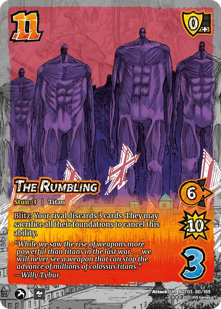Image for The Rumbling (Attack on Titan: Apocalypse) (80/189) - UniVersus