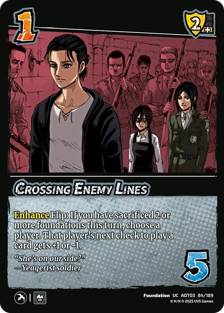 Image for Crossing Enemy Lines (Attack on Titan: Apocalypse) (84/189) - UniVersus