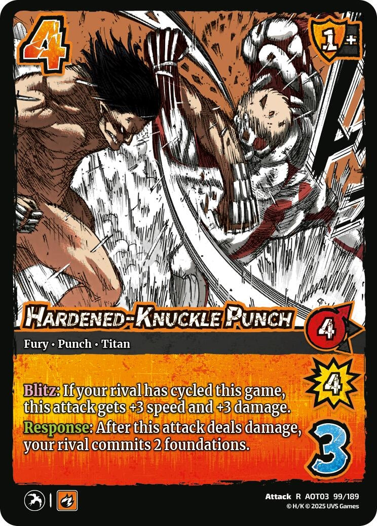 Image for Hardened-Knuckle Punch (Attack on Titan: Apocalypse) (99/189) - UniVersus