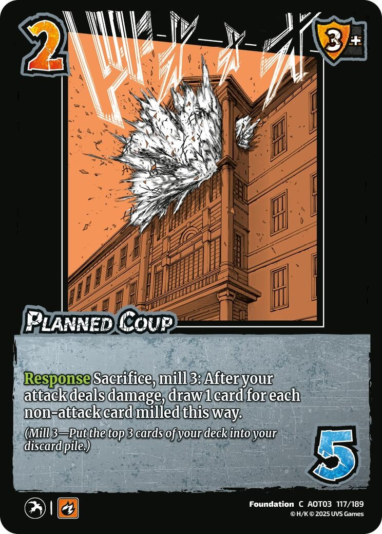 Image for Planned Coup (Attack on Titan: Apocalypse) (117/189) - UniVersus