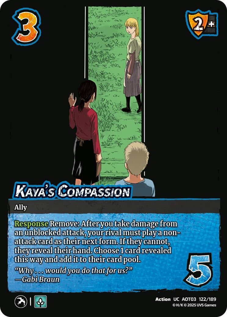 Image for Kaya's Compassion (Attack on Titan: Apocalypse) (122/189) - UniVersus