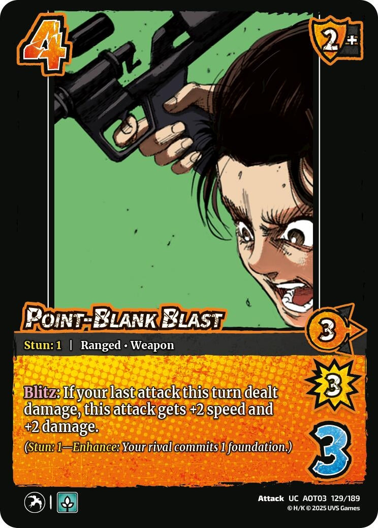 Image for Point-Blank Blast (Attack on Titan: Apocalypse) (129/189) - UniVersus
