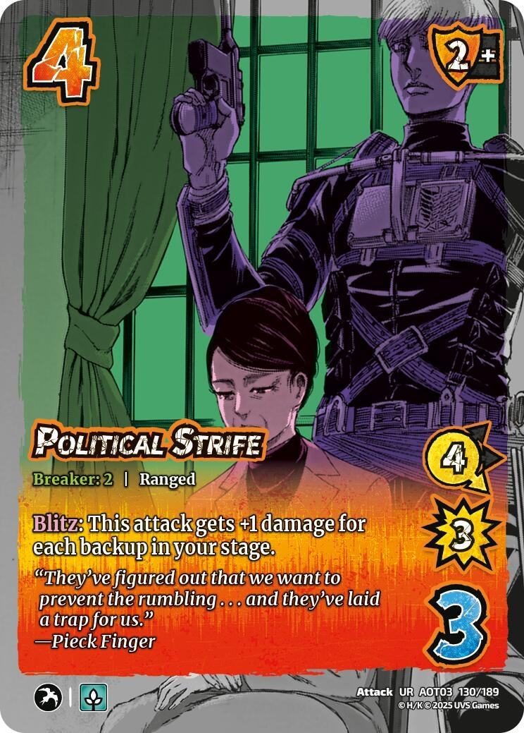 Image for Political Strife (Attack on Titan: Apocalypse) (130/189) - UniVersus