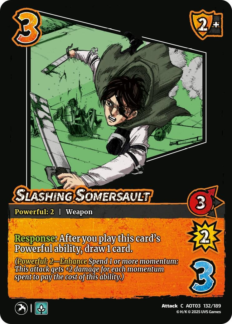 Image for Slashing Somersault (Attack on Titan: Apocalypse) (132/189) - UniVersus