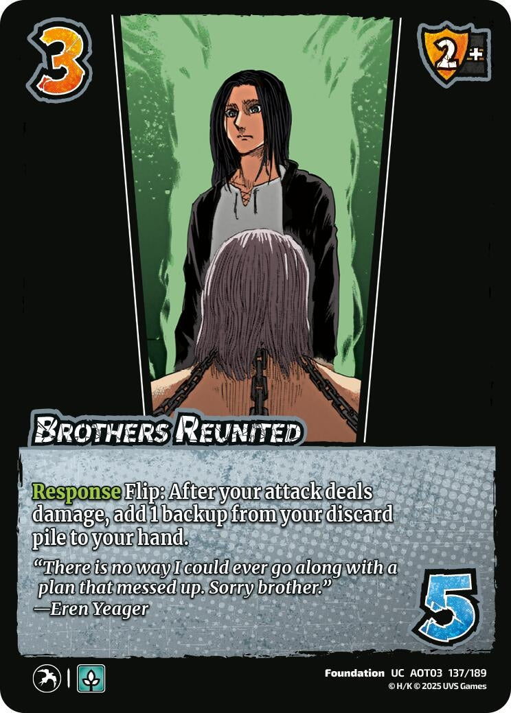 Image for Brothers Reunited (Attack on Titan: Apocalypse) (137/189) - UniVersus