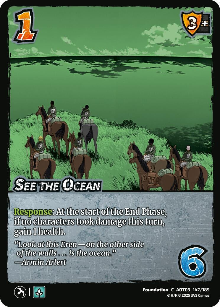 Image for See the Ocean (Attack on Titan: Apocalypse) (147/189) - UniVersus