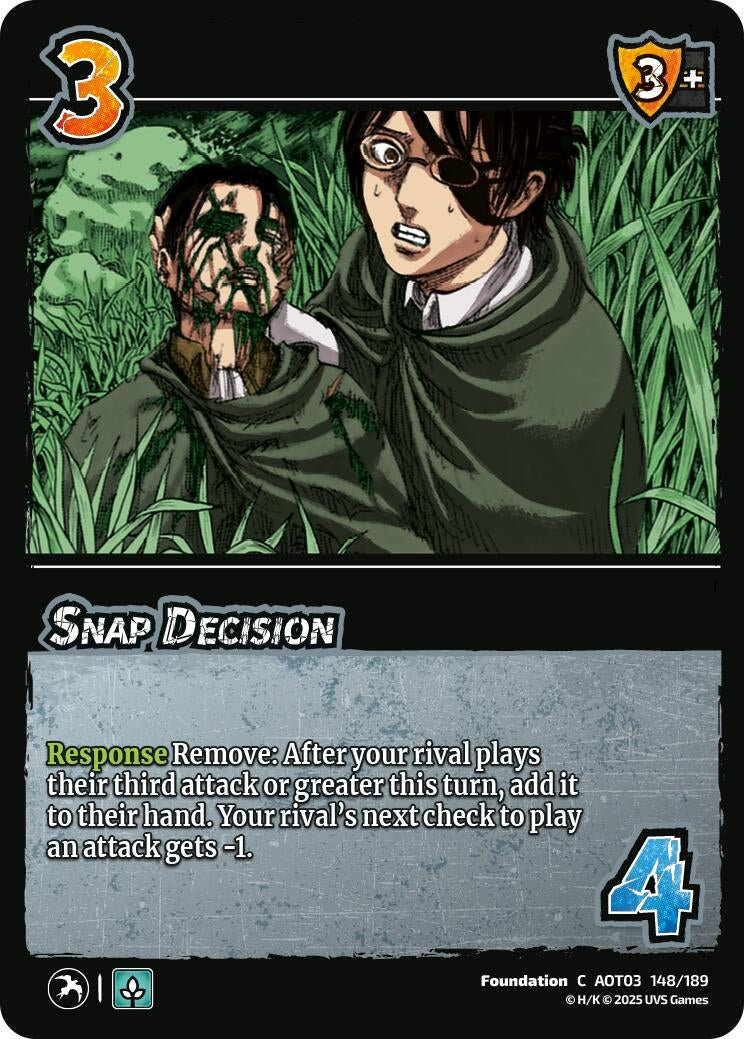 Image for Snap Decision (Attack on Titan: Apocalypse) (148/189) - UniVersus
