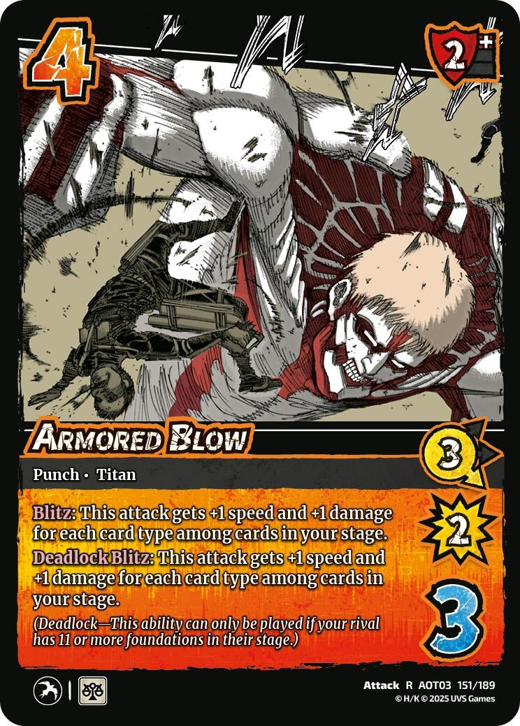 Image for Armored Blow (Attack on Titan: Apocalypse) (151/189) - UniVersus